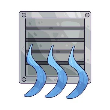 Ventilation illustration Ilustración de archivo