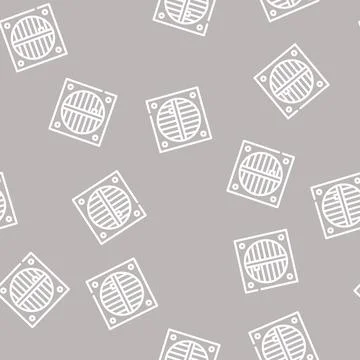 Ventilation repair line icon vector isolated illustration イラスト素材