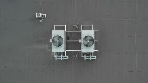 Ventilation on the roof of the house Stock Footage 225664120
