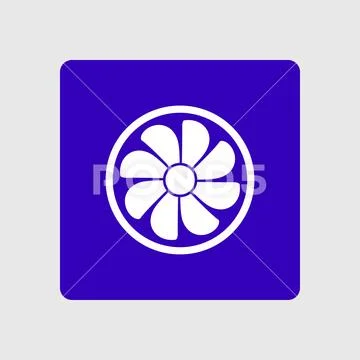 Ventilation sign symbol.: Royalty Free #77458254