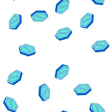 Ventilation system isometric icon seamless pattern Stock Illustration