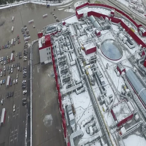 The ventilation system of a large shopping center. 스톡 동영상 69663197