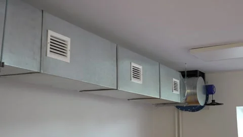 Ventilation system shaft. Stock Footage 285942292