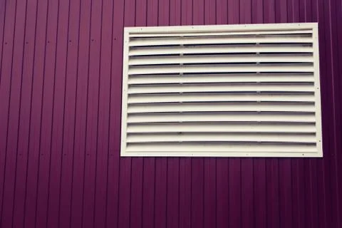 Ventilation white grille Stock Photos