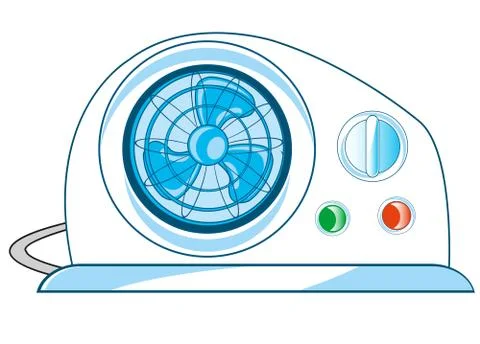 Ventilator and conditioner Stock Illustration