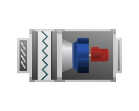 Ventilator vector illustration. Stock Illustration
