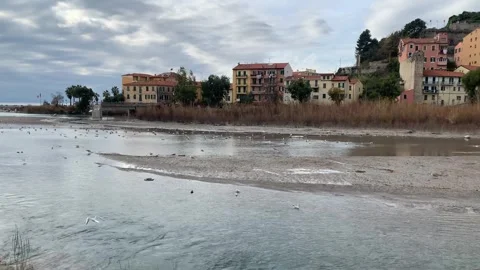 Ventimiglia Alta landscape Vidéo 259981732