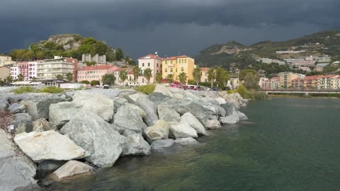 Ventimiglia cityscape Stock Footage 104523570