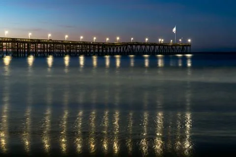 Ventura landmark missing one light Stock Photos