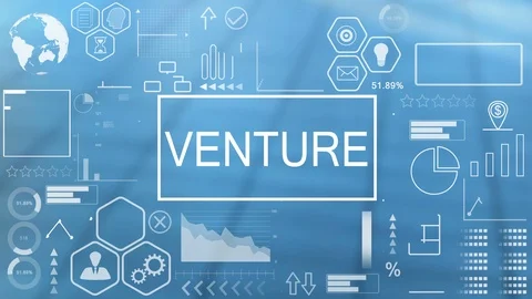 Venture, Animated Typography Stock Footage 116353246