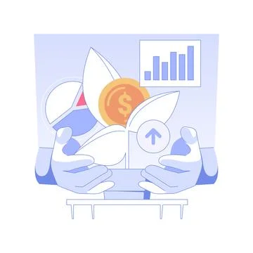 Venture capital isolated concept vector illustration. Ilustración de archivo