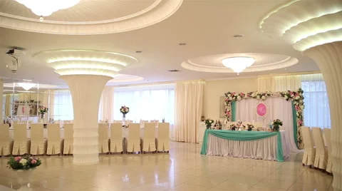Venue for the ceremony Stock Footage 46670374