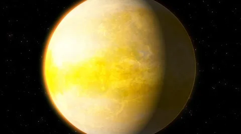 Venus 360 rotation (loops) HD Stock Footage 6529963