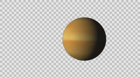 Venus with atmosphere Alpha channel Stock Footage 56702730