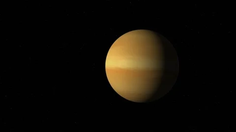 Venus with atmosphere with stars Stock Footage 56702680