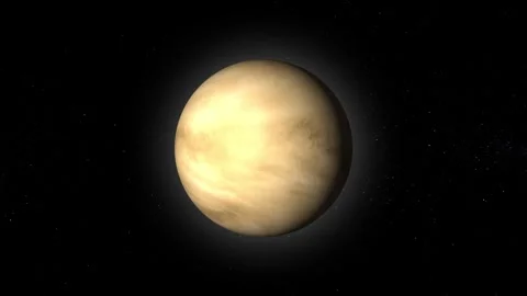 Venus Exploration in the space and some stars Stock Footage 294333072