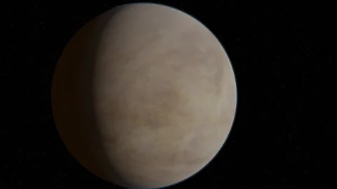 Venus Fly-in Stock Footage 140888199