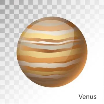 Venus planet 3d vector illustration Stock Illustration