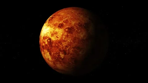 Venus planet, animated venus planet Video stock 257537956