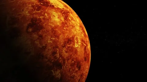 Venus planet, animated venus planet Video stock 257537967