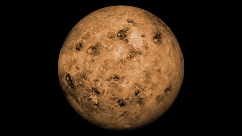 Venus Planet Loop 3D Animation in 60fps.... | Stock Video | Pond5