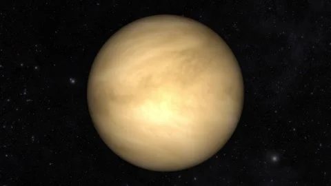 Venus Planet Rotating Loop 3D Stock Footage 339018741
