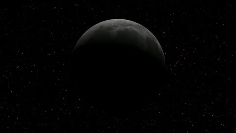 Venus planet rotating in space. 3D Venus sphere on galaxy background. Stock Footage 298983630