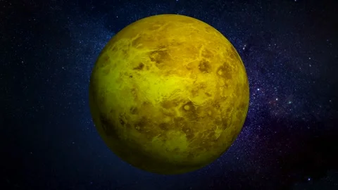 Venus planet rotating in space. Stock Footage 298614300