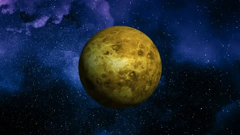 Venus planet rotating in space. Stock Footage 298614597