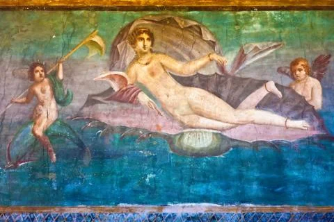 Venus in Pompeii Stock Photos
