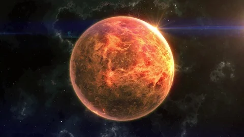 Venus Reveal in Space Stock Footage 85059735
