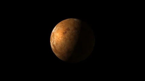 Venus rotating seamless loop 4K 02 動画素材 121348142