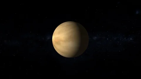 Venus is the second planet from the Sun Stock Footage 102262076