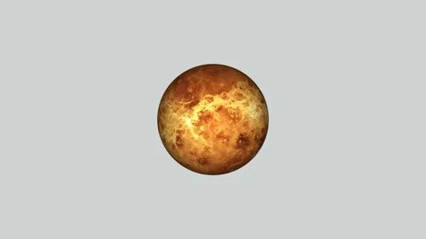 Venus surface icon animated video Stock Footage 294403185