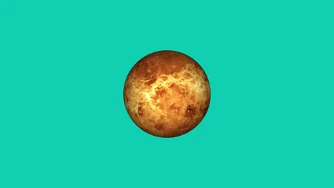 Venus surface icon animated video Stock Footage 294403879