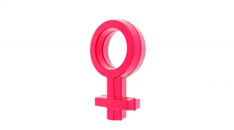 Venus symbol, loop Stock Footage