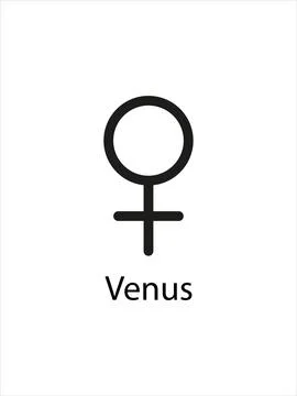 Venus Symbol of Planets Stock Illustration