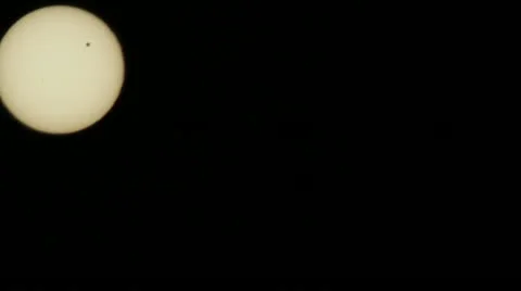 Venus Transit Wide Time Lapse Video stock 11139583