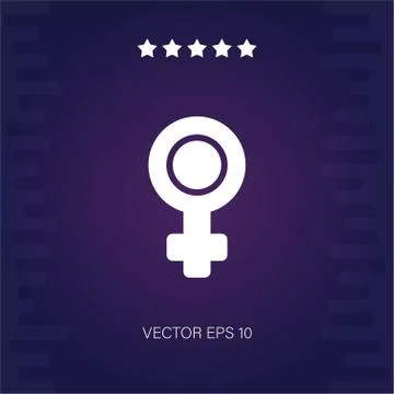 Venus vector icon Stock Illustration