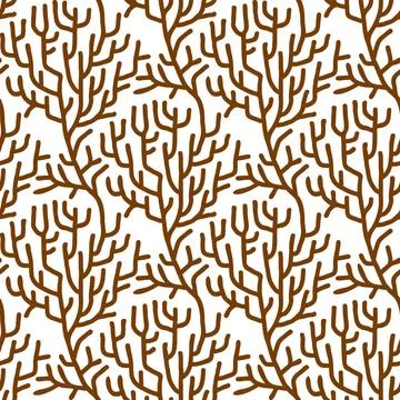 Veraestelung seamless pattern with branches Copyright: xZoonar.com/angetax... 스톡 사진