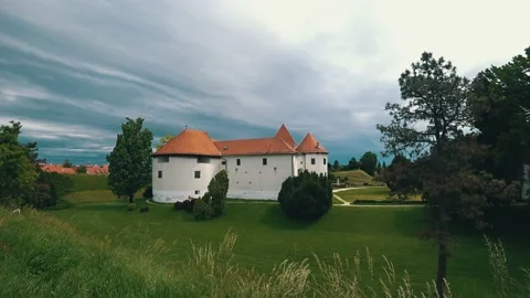 Verazdin castle Video stock 154733297
