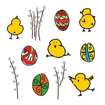 VerbaChickenEgg2 Stock Illustration