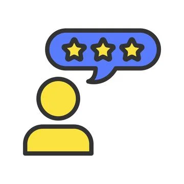 Verbal Feedback Icon Image. Stock Illustration