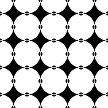 Verbundene Kreise seamless graphical pattern Copyright: xZoonar.com/angeta... Foto stock