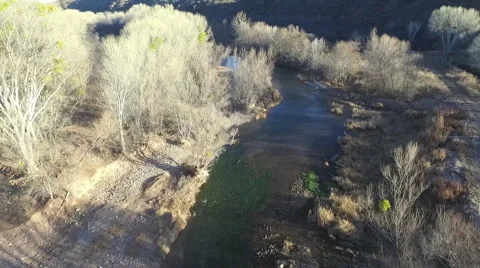 Verde River Verde Valley Arizona Winter Stock Footage 59299817