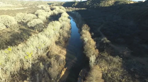 Verde River Verde Valley Arizona Winter Stock Footage 59302145