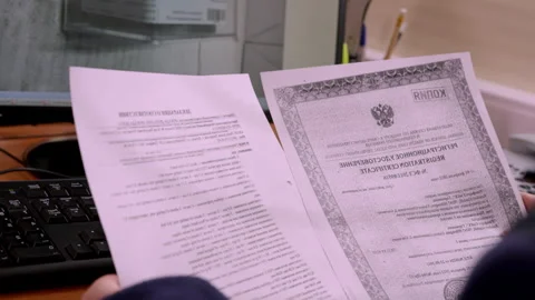 Verification of goods on screen according to documents Stock Footage 240213382