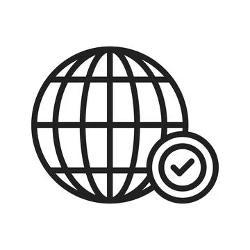 Verification icon image. Illustrazione stock