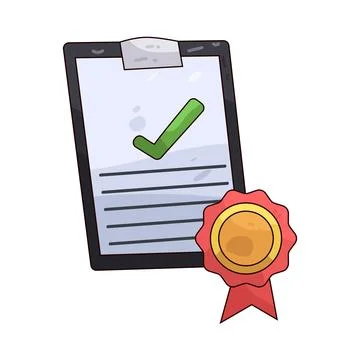 Verification illustration Stock Illustration