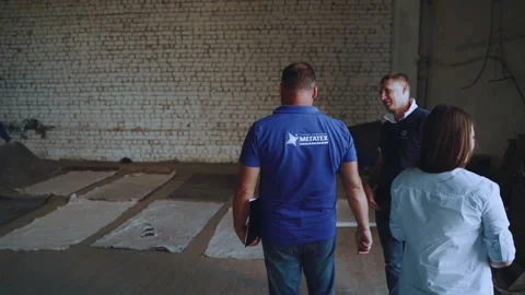 Verification of materials after landfill tests with crushed stone and sand Stock Footage 201034341